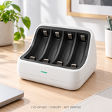 CYD Battery Charger for Compatible Personal Electronic Devices and Rechargeable Batteries