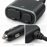 CYD Vehicle Battery and Mobile Device Charger for Car and Portable Electronics Use
