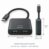 CYD Data Coupler for Compatible Computer, Cable and Network Connections