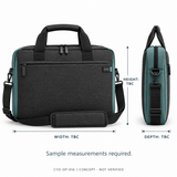 CYD Rolling Laptop Case for Business Travel, Commuting and Mobile Work