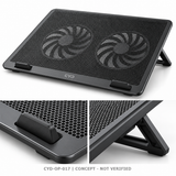 CYD Laptop Cooling Pad for Compatible Notebook Computers and Desk Setups