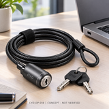 CYD Laptop Security Lock for Compatible Notebook Computers and Shared Workspaces