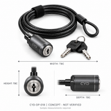 CYD Laptop Security Lock for Compatible Notebook Computers and Shared Workspaces