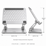 CYD Laptop and Tablet Stand for Desk, Home Office, Study and Video Calls