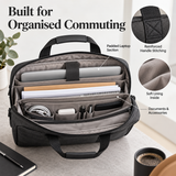 CYD laptop briefcase organized storage details